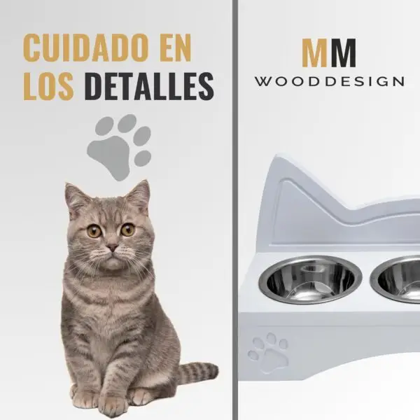 Comedero Gato Elevado - Imagen 5