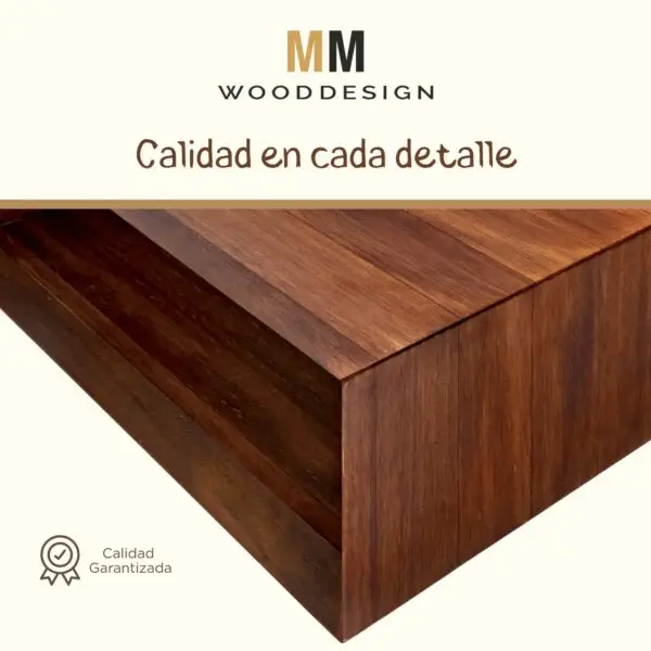 mesilla de Noche Flotante diseno elegante y natural