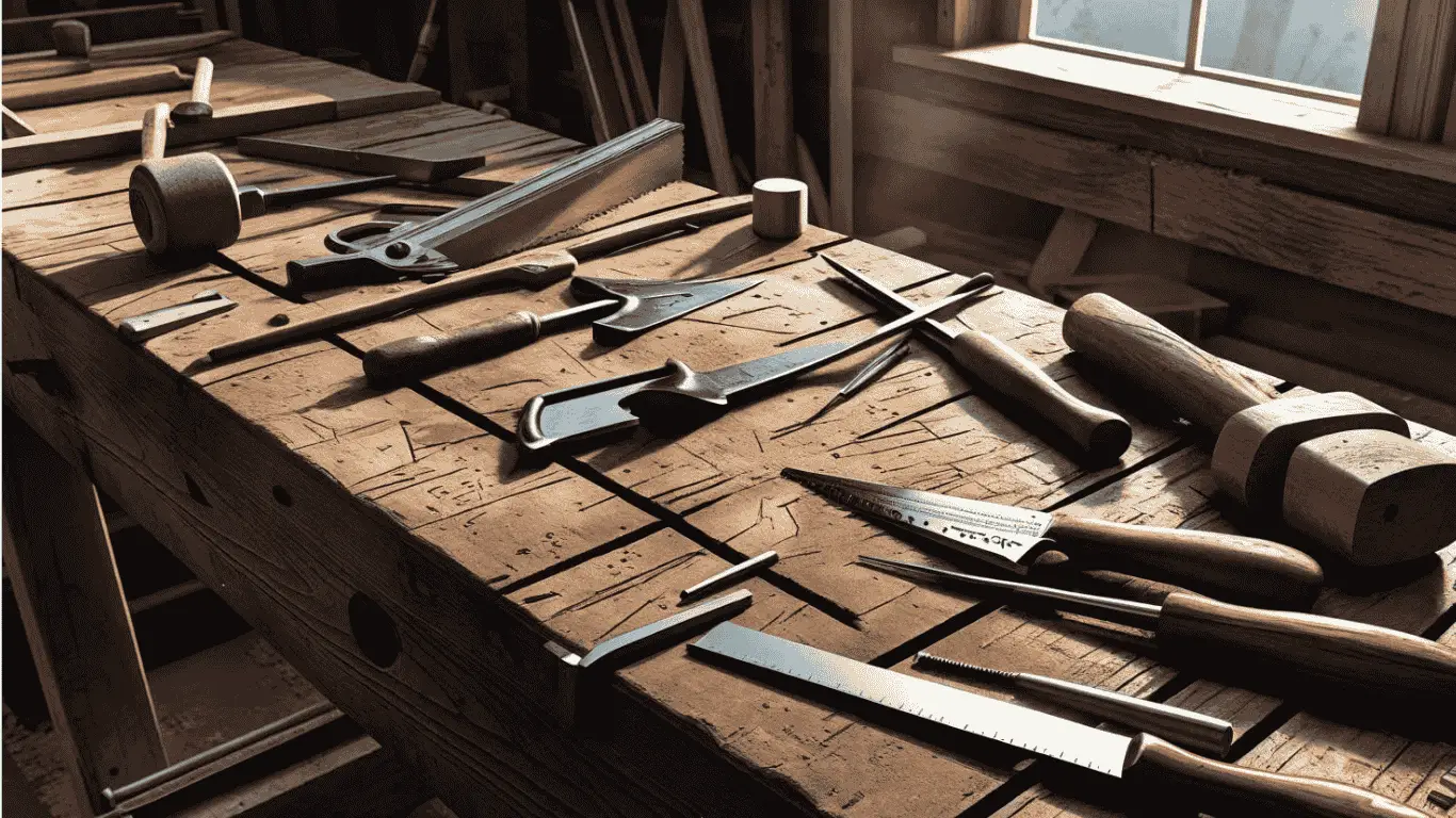 Sobre Nosotros 1 a group of tools on a table