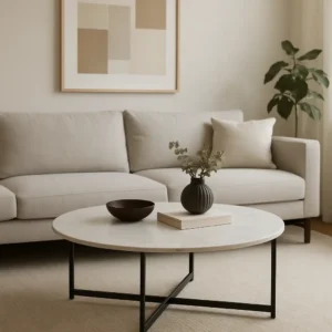 Mesa de Centro Elegante: Diseño Moderno para Salones